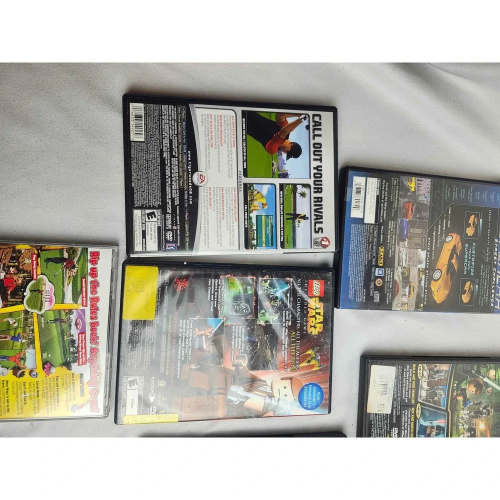PS2 PS1 Game Lot Lego Star Wars I II Tiger Woods 06 ATV Offroad Fury CyberTiger
